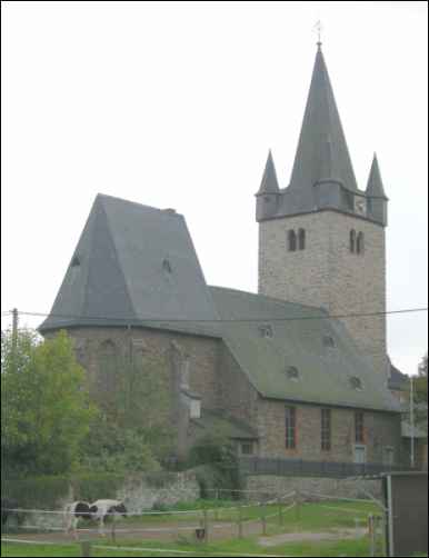 Bild der evangelische Kirche in Breithardt
